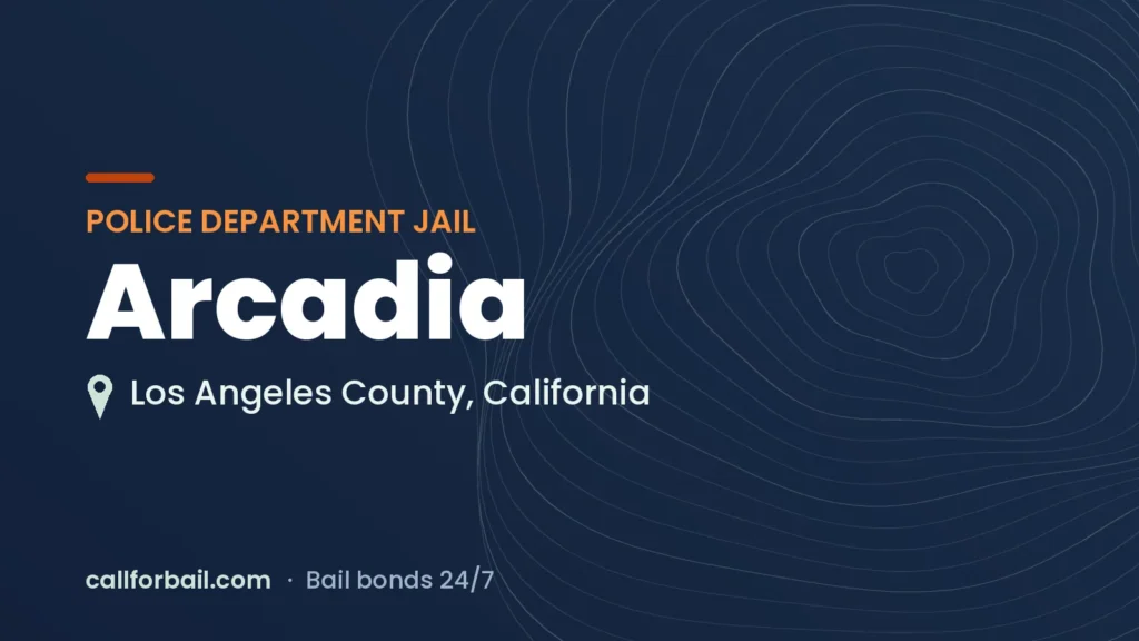 Arcadia Police Department Jail, Los Angeles County