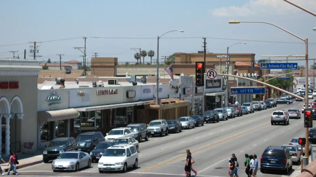 Pioneer Boulevard in downtown Artesia