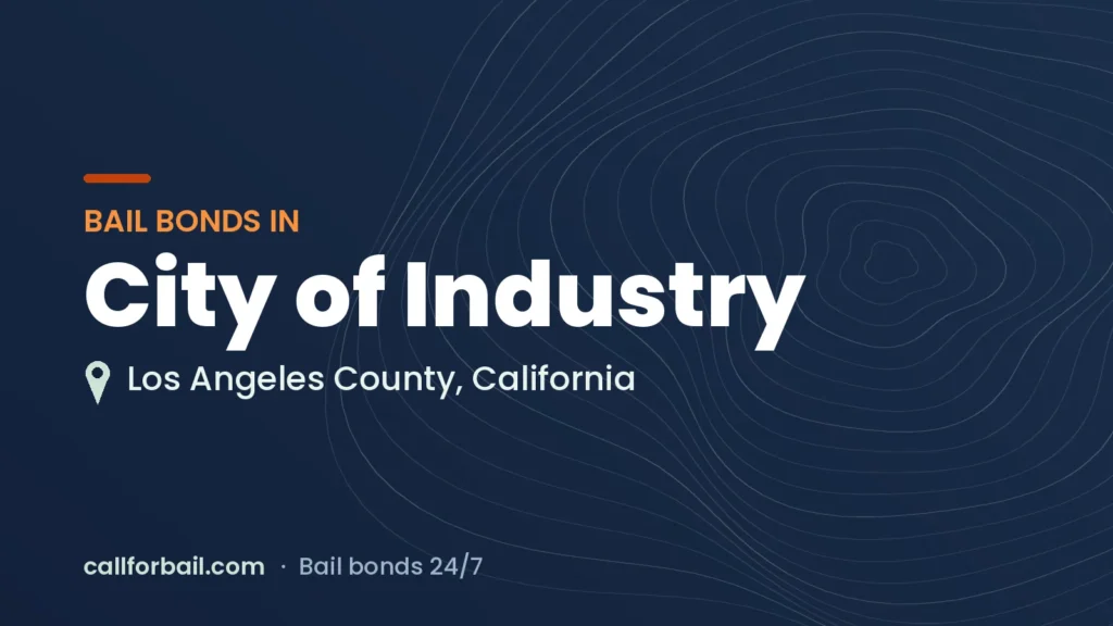 Bail bonds in City of Industry, Los Angeles County