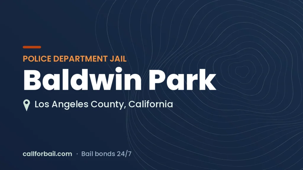Baldwin Park Police Department Jail, Los Angeles County