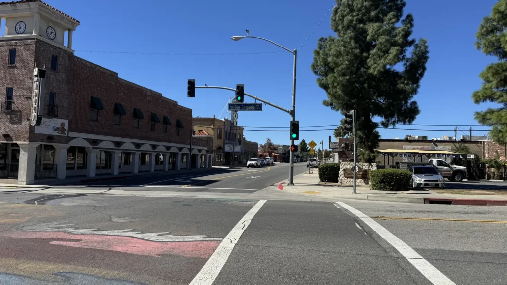 Downtown Banning at Ramsey Street and San Gorgonio Avenue