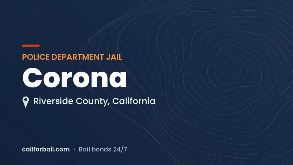 Corona Police Department Jail, Riverside County