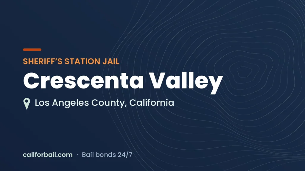 Crescenta Valley Sheriff’s Station Jail, Los Angeles County