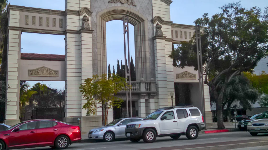 Culver City City Hall entrance arch