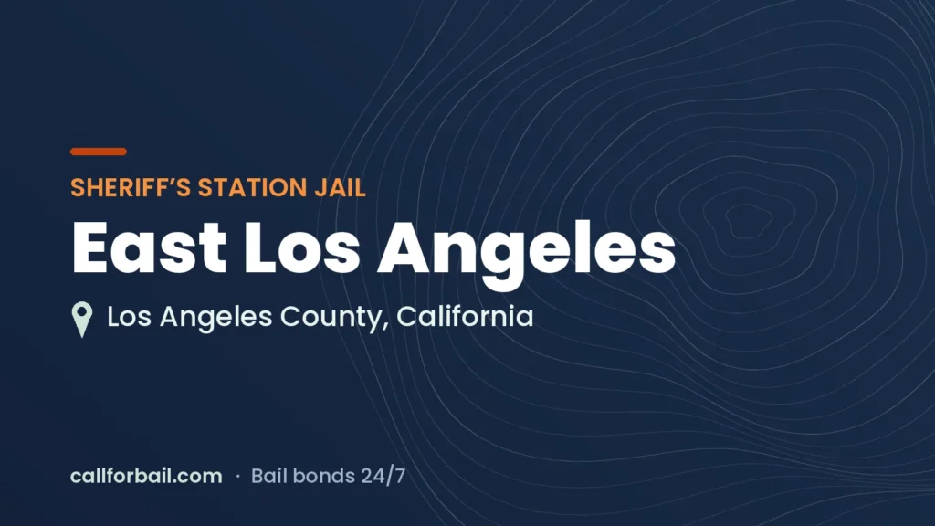 East Los Angeles Sheriff’s Station Jail, Los Angeles County