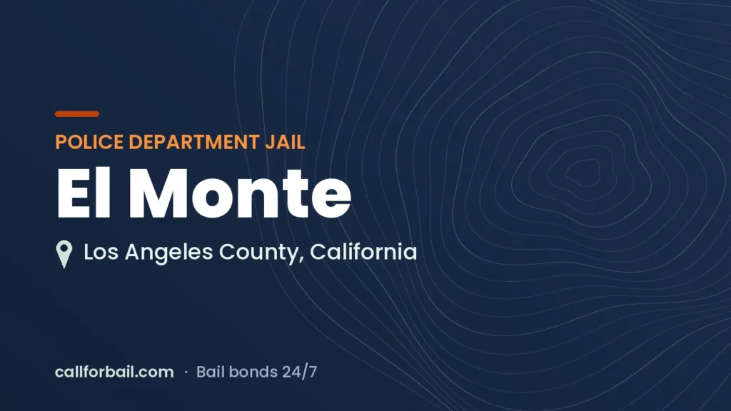 El Monte Police Department Jail, Los Angeles County