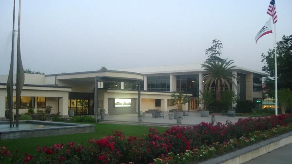 Fontana City Hall and its gardens