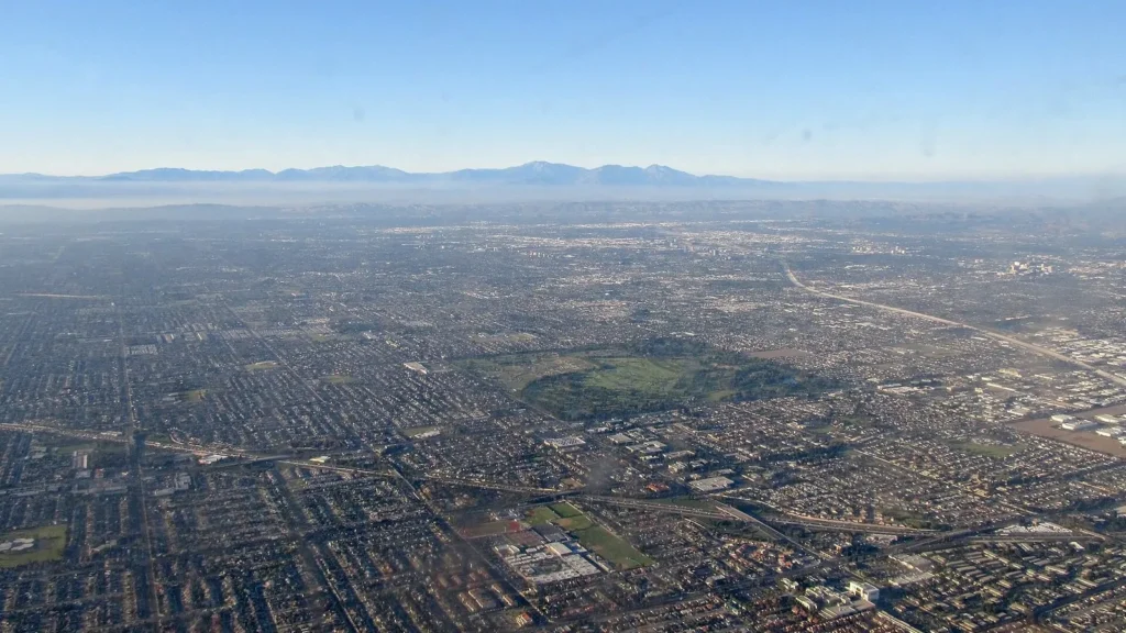 Aerial view of Fountain Valley, Fountain Valley, California