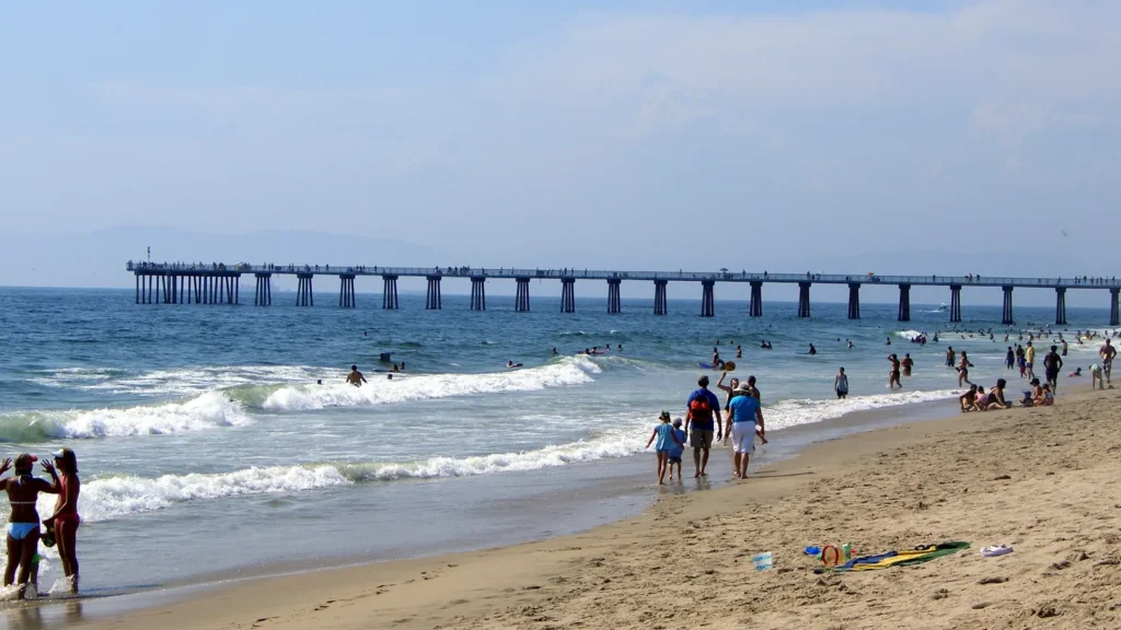 Hermosa Beach and the pier