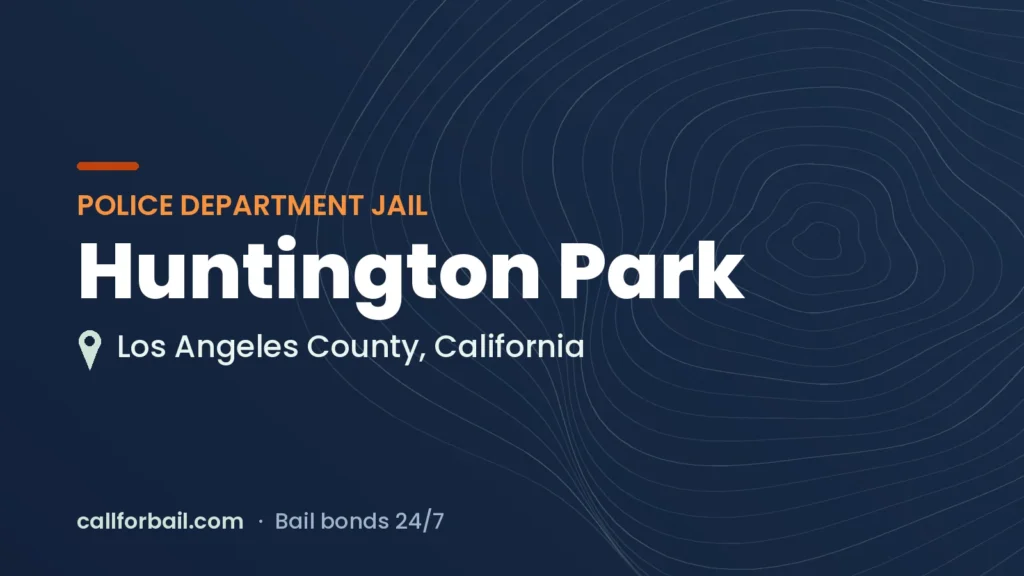 Huntington Park Police Department Jail, Los Angeles County