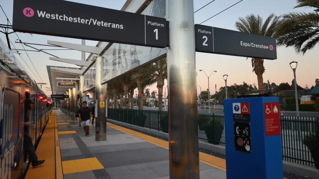 Downtown Inglewood Metro station
