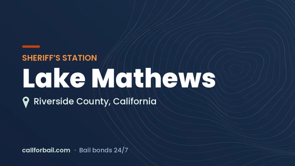Lake Mathews Sheriff’s Station, Riverside County