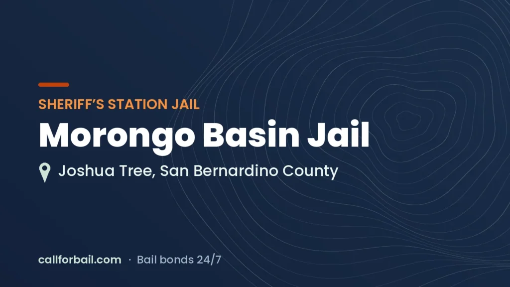 Morongo Basin Jail, San Bernardino County