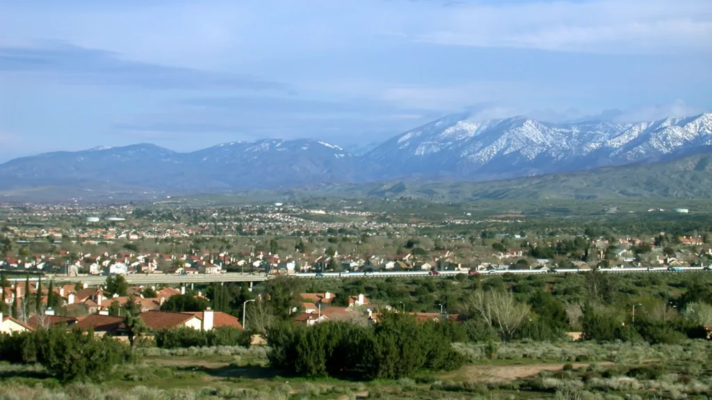 Palmdale and the San Gabriel Mountains