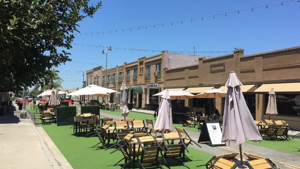 Placita Santa Fe in Old Town Placentia, Placentia, California