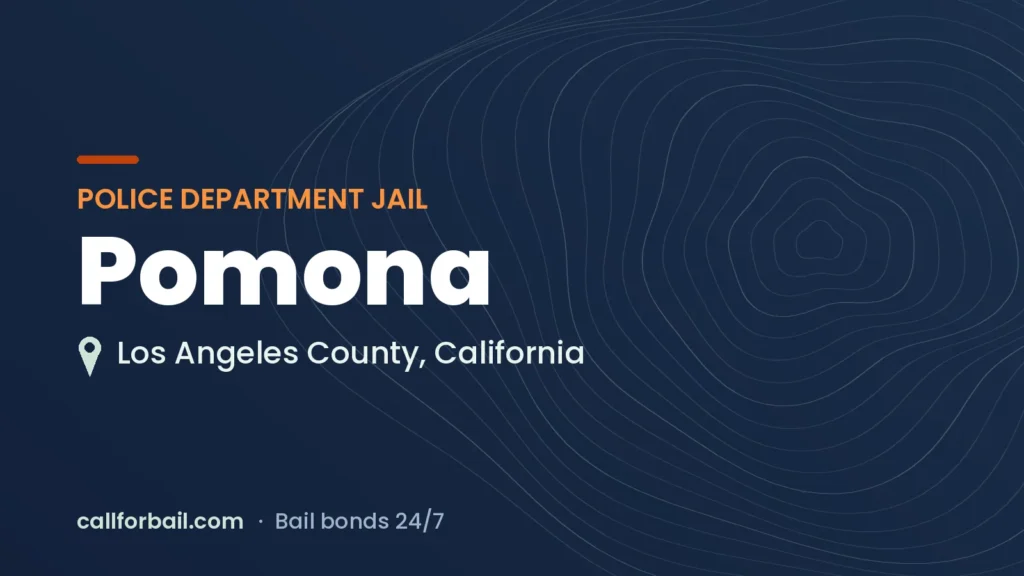 Pomona Police Department Jail, Los Angeles County