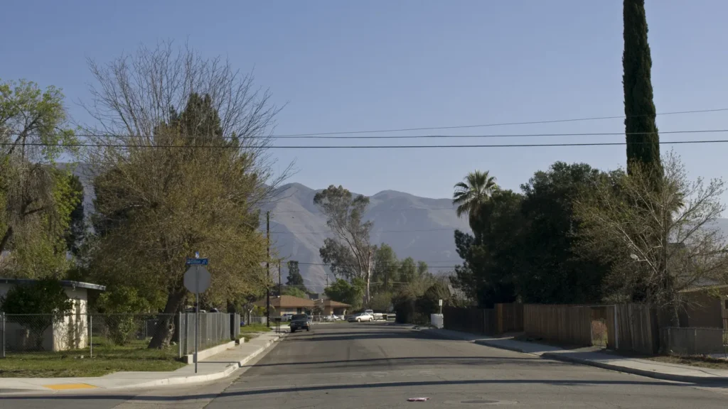 Ash Street in San Jacinto