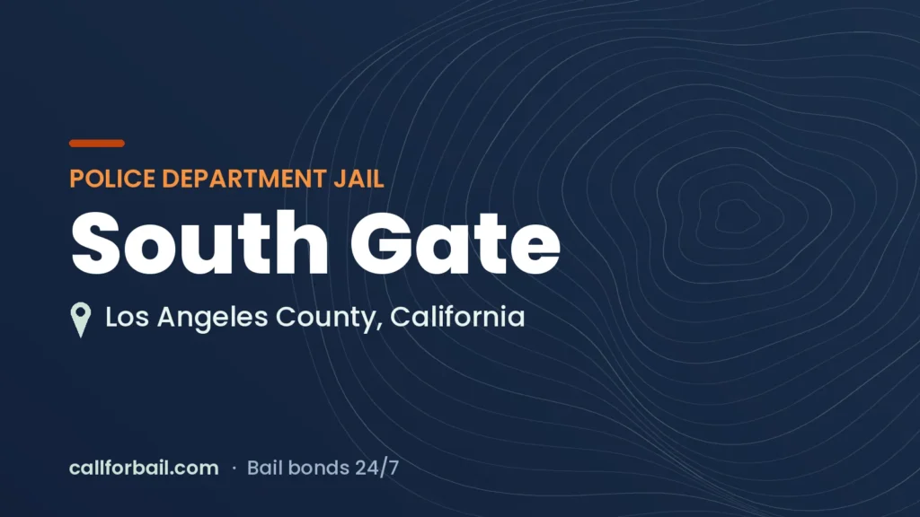 South Gate Police Department Jail, Los Angeles County