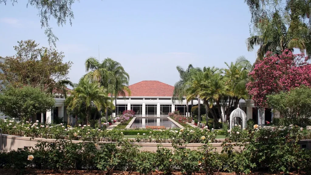 Gardens at the Richard Nixon Library in Yorba Linda, Yorba Linda, California