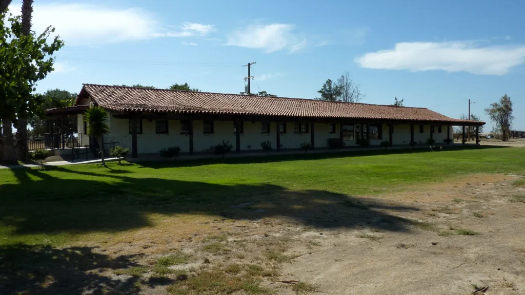 Reuther Hall at The Forty Acres national historic landmark in Delano, California
